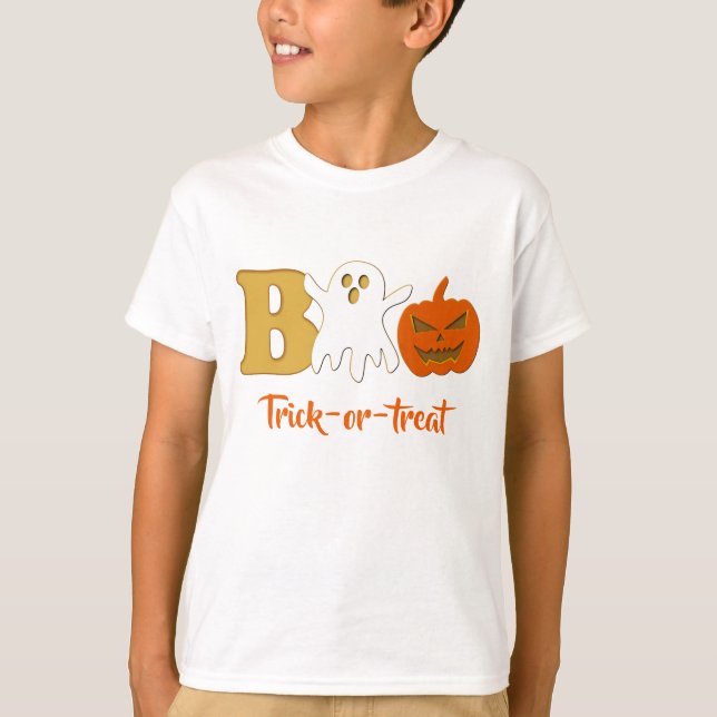Boo Halloween T - Shirt (Vorderseite)
