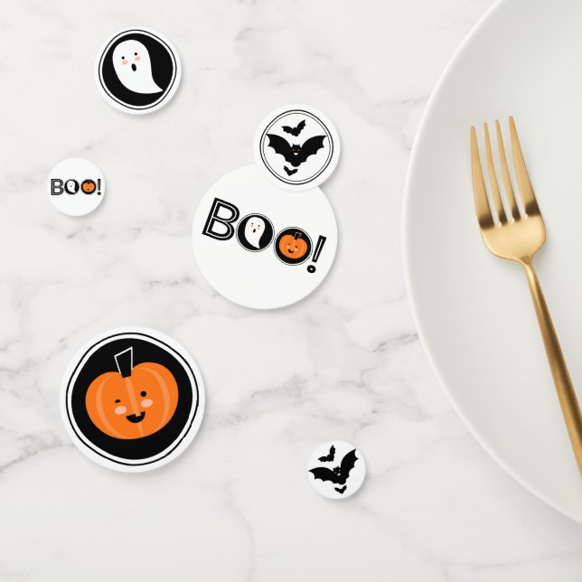 Boo! Halloween Table Confetti Konfetti (Gruppe)
