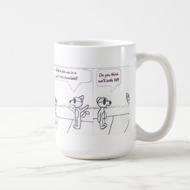 Boo Happens Comic Strip Tasse (Rechts)