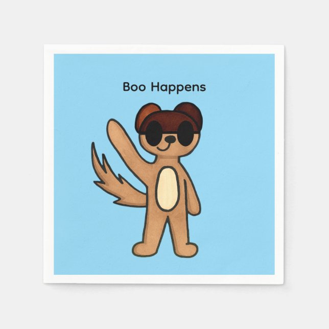Boo Happens Party Napkins Serviette (Vorderseite)