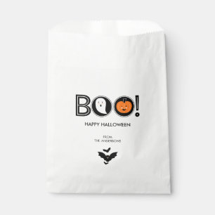 Boo! Happy Halloween Favor Bags Geschenktütchen