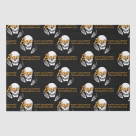 Boo Happy Halloween Funny Skull Party Seidenpapier