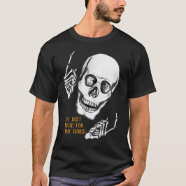Boo Happy Halloween Funny Skull Witze T-Shirt