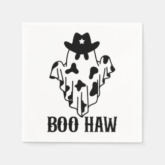 Boo Haw Funny Halloween Kostümgeister Western Spoo Serviette