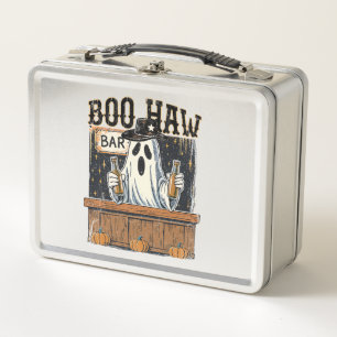 Boo Haw Retro-Western-Halloween Metall Brotdose