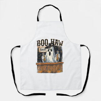 Boo Haw Retro Western Halloween Schürze