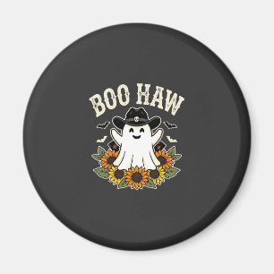 Boo Haw Western Halloween-Geisterdesign Magnet