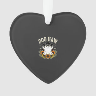 Boo Haw Western Halloween-Geisterdesign Ornament