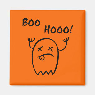 Boo Hooo Halloween-Geist Light-Monotone Magnet