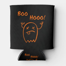 Boo Hooo Halloween Ghost Dark Monotone Dosenkühler
