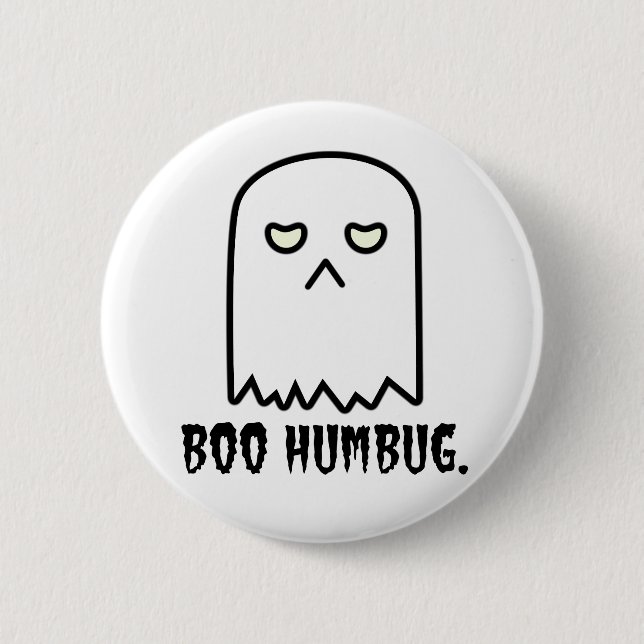 Boo Humbug Button (Vorderseite)