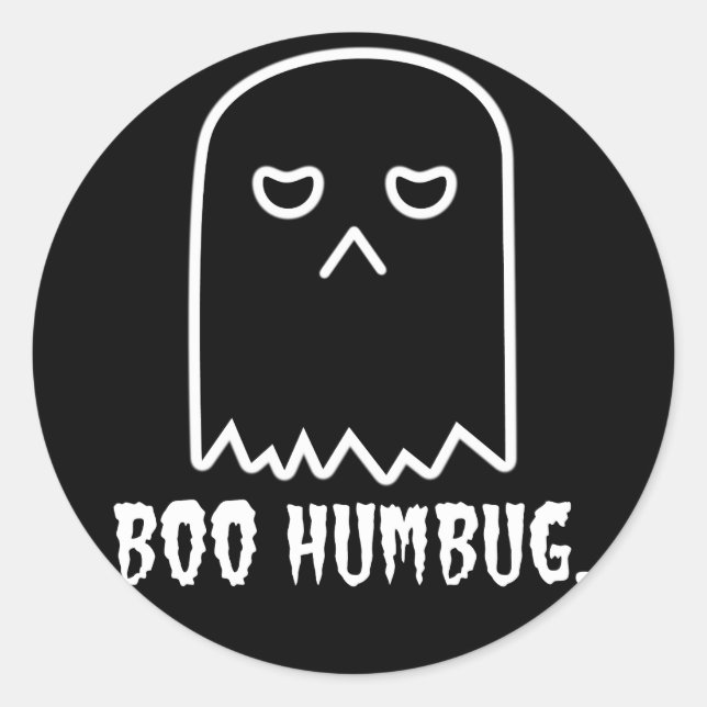 Boo Humbug Sticker (Vorderseite)