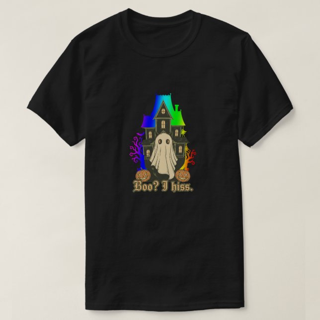 BOO? I HISS T-Shirt (Design vorne)