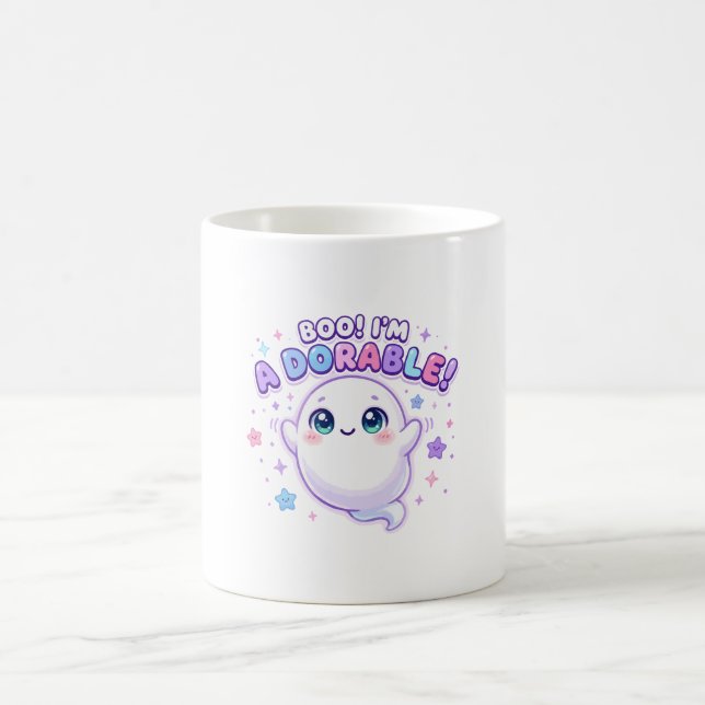 Boo ich bin ein süßer kleiner Geist Kaffeetasse (Mittel)