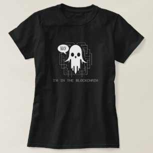 Boo! Ich bin in der Blockchain - Funny Crypto Ghos T-Shirt