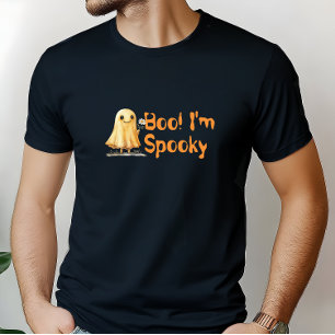 Boo! Ich bin Spooky Lächeln Geisterorange T-Shirt