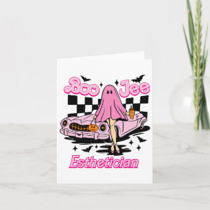 Boo-jee Esthetician Spooky Season Halloween Funny Karte