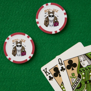 Boo-JEE Gespenst Leopard Kokette Halloween Pokerchips