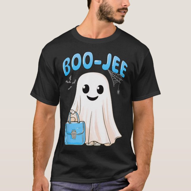 Boo-jee Ghost Boujee Halloween Kostümtrick oder Tr T-Shirt (Vorderseite)