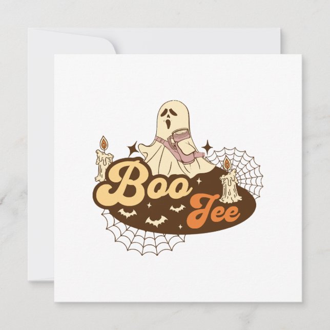 Boo-Jee Ghost Halloween lustig (Vorderseite)
