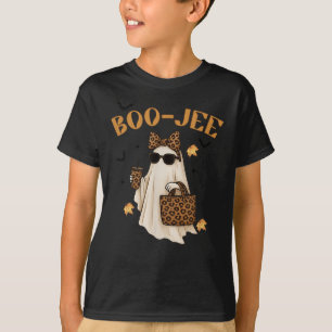 Boo-jee Ghost, Leopard Spooky Season, halloween Co T-Shirt