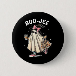 Boo-jee Kostüm Ghost Spooky Jahreszeit Niedlich Ha Button