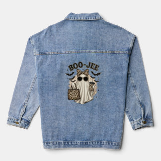 Boo-Jee Leopard Geist Denim Jacke