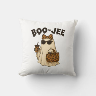 BOO-JEE Leopard Print Ghost Throw Pillow Kissen