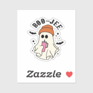 Boo-Jee lustiges Halloween Tumbler-Inspiriert Geis Aufkleber
