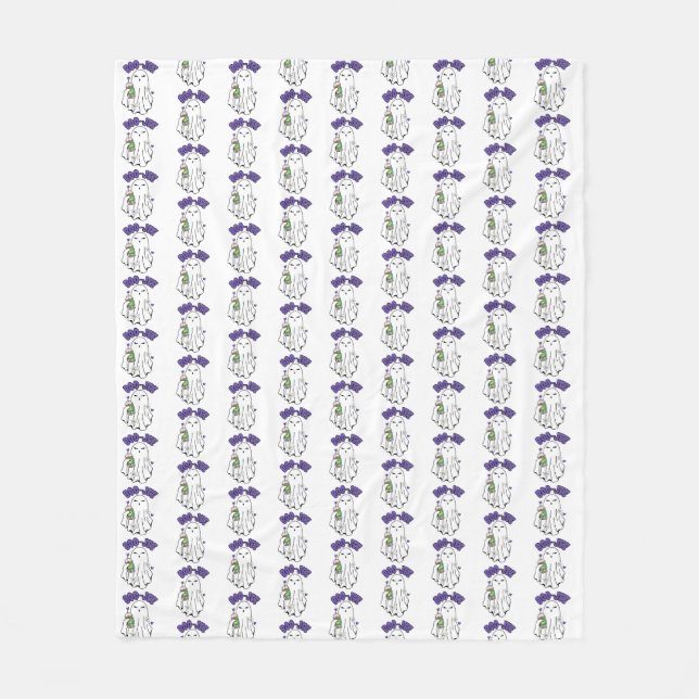 Boo-Jee Niedlicher Halbwunder mit Eiskaffee Fleecedecke (Vorderseite)