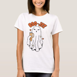 Boo-Jee Niedliches Halloween Ghost mit 40oz Tumble T-Shirt