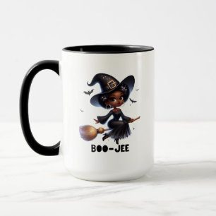 Boo-Jee Schwarze Hexe Halloween-Tasse Tasse