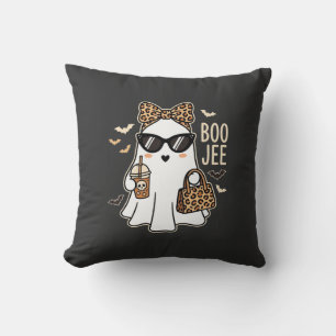 Boo Jee Süßer Geist Halloween Leopard Design_1 Kissen