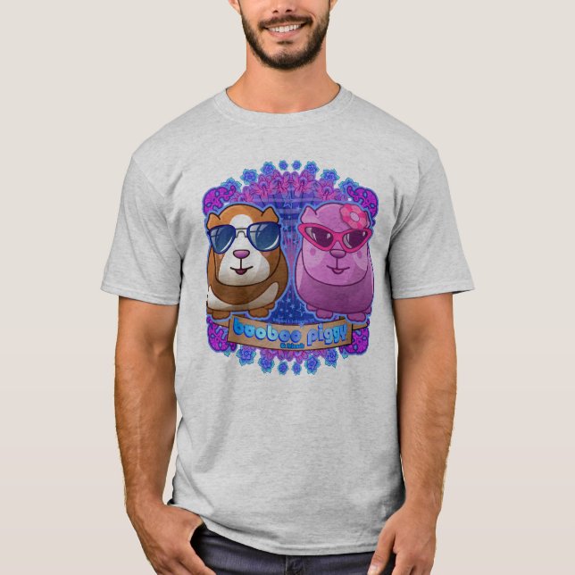 Boo & Keekee Piggy im Coolen T-Shirt (Vorderseite)