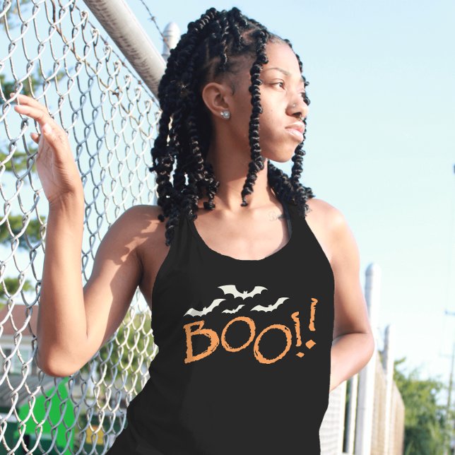 Boo! Kids Halloween T-Shirt (Looking cute, feeling creepy. Shop this Halloween tank top exclusively on Zazzle)