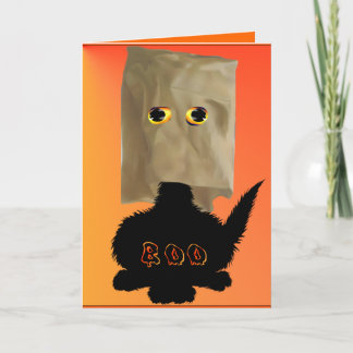 Boo Kitty Card Feiertagskarte