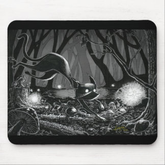 Boo Kitty verjagt eine Mäuse Pad Mousepad