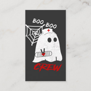 BOO Krankenschwester Crew Tee, lustige halloween K Visitenkarte
