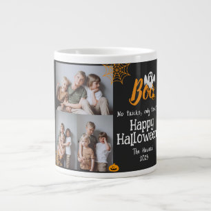 Boo-Kürbiskürbis-Jack-o-Laterne Halloween FotoColl Jumbo-Tasse