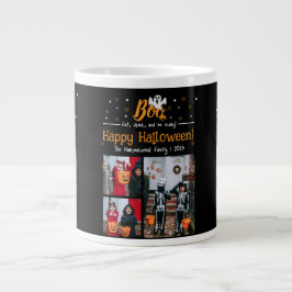Boo-Kürbiskürbis-Jack-o-Laterne Halloween FotoColl Jumbo-Tasse
