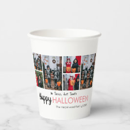 Boo-Kürbiskürbis-Jack-o-Laterne Halloween FotoColl Pappbecher