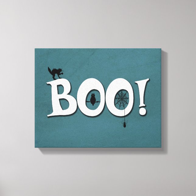 Boo! Leinwanddruck (Vorderseite)