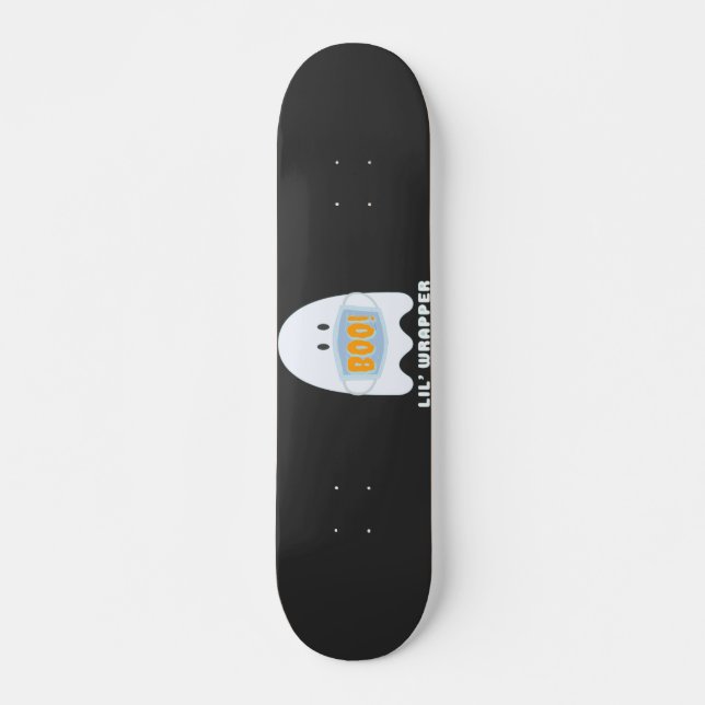 Boo Lil Wrapper Ghost Skateboard (Vorne)