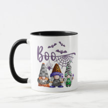 Boo Lila Glitzer Halloween Gnomes