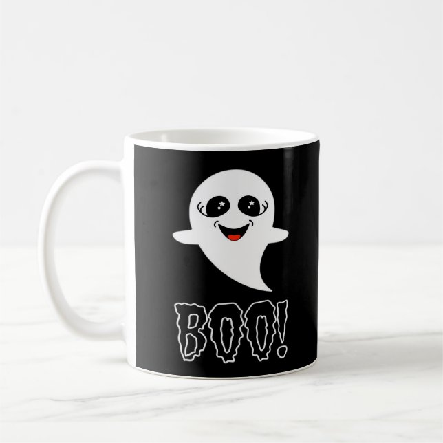 Boo! Little Halloween von Lucas Kaffeetasse (Links)
