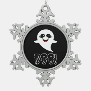 Boo! Little Halloween von Lucas Schneeflocken Zinn-Ornament