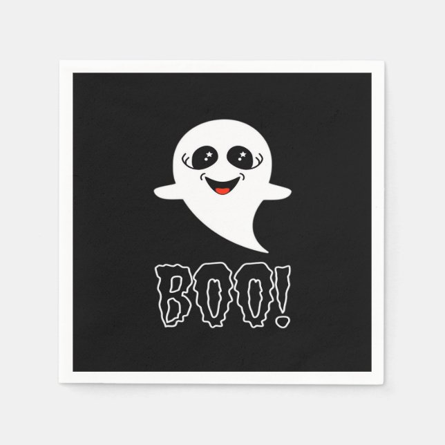 Boo! Little Halloween von Lucas Serviette (Vorderseite)