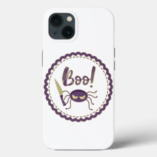 Boo lustige Halloween-Spielmesser-Hand Case-Mate iPhone Hülle