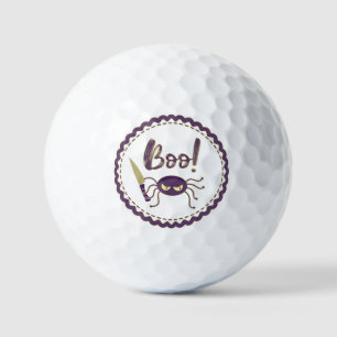 Boo lustige Halloween-Spielmesser-Hand Golfball