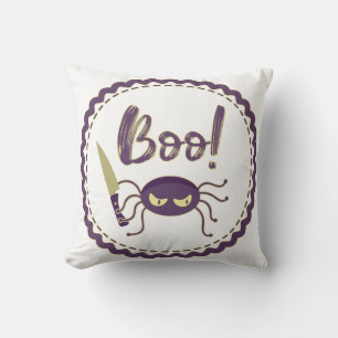 Boo lustige Halloween-Spielmesser-Hand Kissen